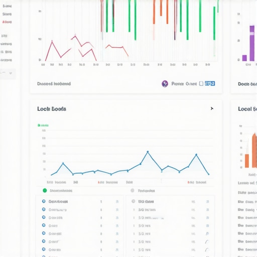 Google My Business Dashboard with Analytics Screenshot of Google My Business analytics and local SEO tools