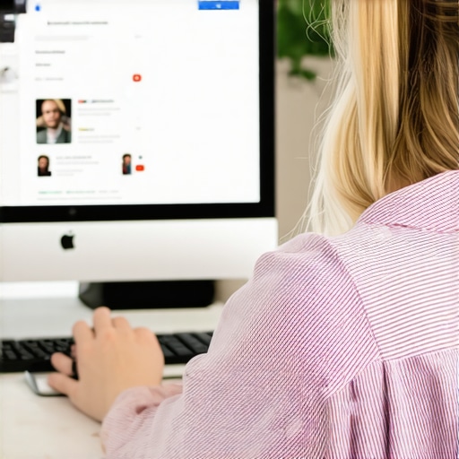 Business owner optimizing GMB profile with photos and review requests