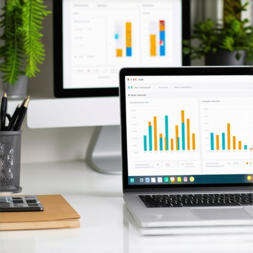 Workspace showing SEO analytics and citation management tools to maintain Google Maps rankings.