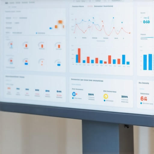A computer screen displaying analytics and rankings for local Google Maps search, illustrating ongoing monitoring tools.