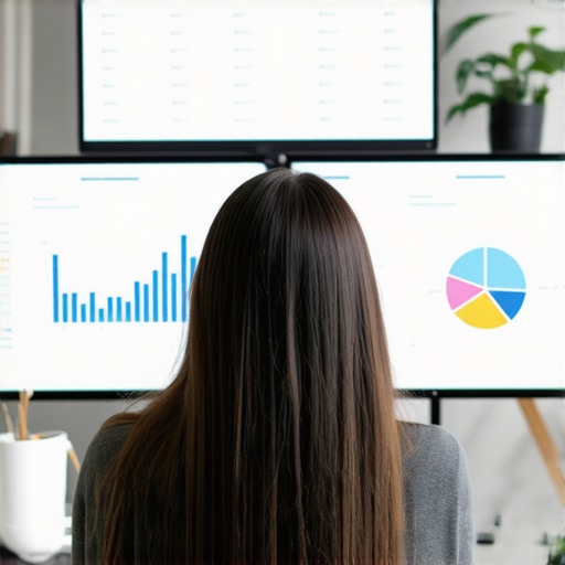 Person analyzing local SEO tools on a computer screen for map ranking stability.