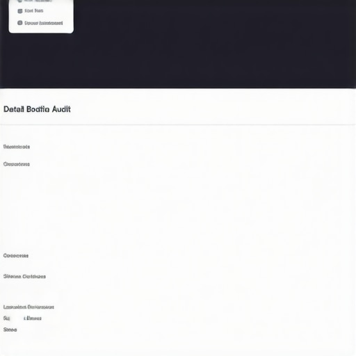 Screenshot of audit checklist for optimizing Google My Business profile.