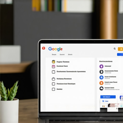 Person editing Google My Business listing on laptop with errors and corrections list