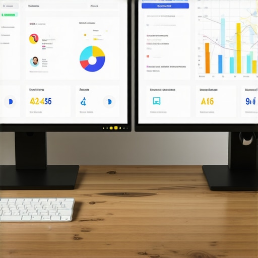 Desktop setup showing local SEO and citation monitoring tools