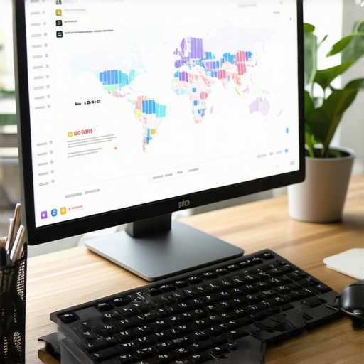 Screen displaying SEO tools analyzing local maps and rankings.
