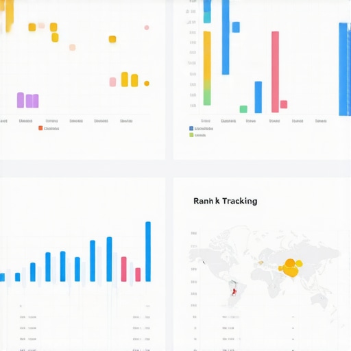 A detailed view of SEO software showing local map rankings and analytics